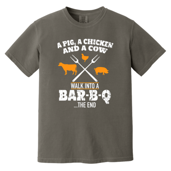 A Pig A Chicken Heavyweight Garment-Dyed T-Shirt